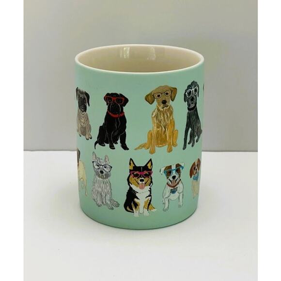 Dogs in Glasses, "All You Need Is Woof" Gifts by Eccolo, 16oz Soft Touch Mug-NEW - Picture 4 of 6